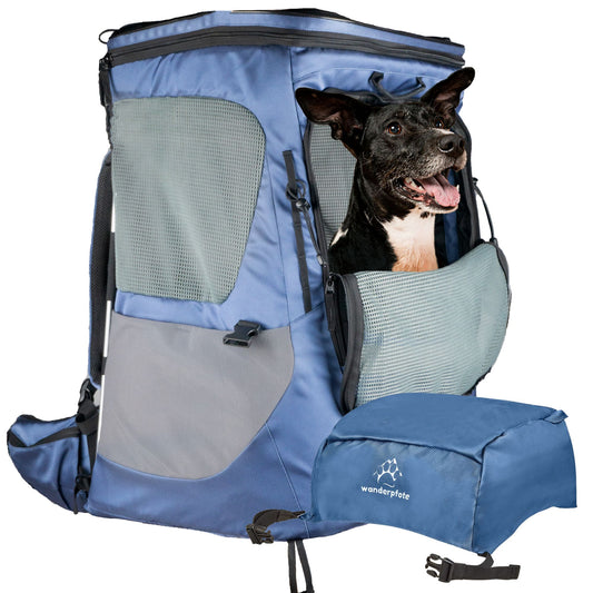 Wanderpfote Hunderucksack Größe L in blau - Daypack